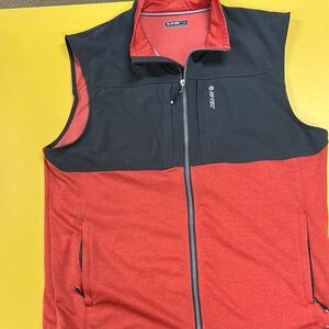 Hi-Tec Black and Red Sleeveless Vest